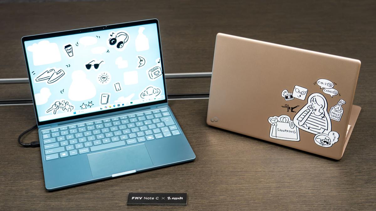 富士通「FMV Note C/M」を刷新。支援金7000万円超のキーボードを足がかりに周辺機器ブランドも発表
