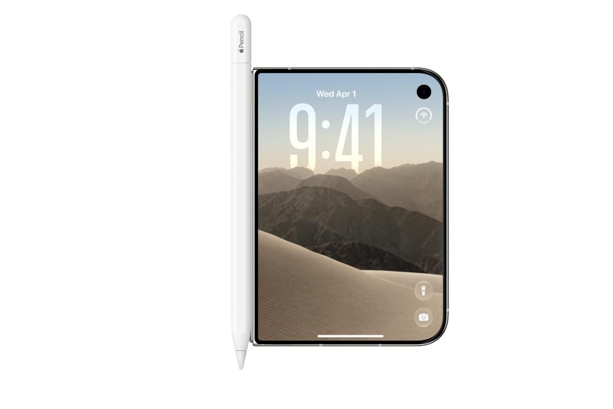 ヒンジにカチリ。iPhone DuoにはApple Pencilの指定席が用意されていた