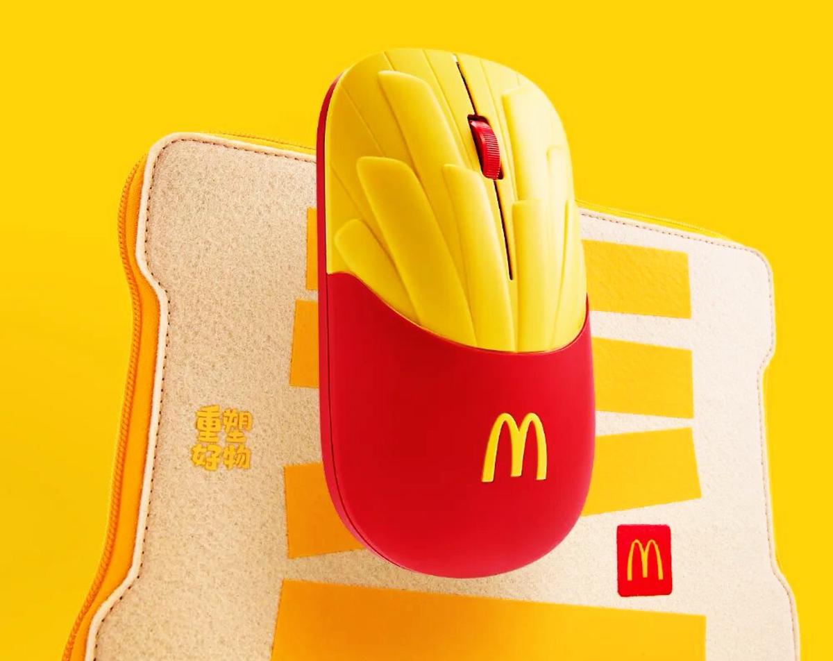マックフライポテト型のマウス…！ 中国限定のナイスなコラボ、ぜひ世界展開を