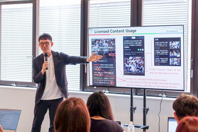 スマートニュースのVice President of JP Media Businesであるホンランドン氏