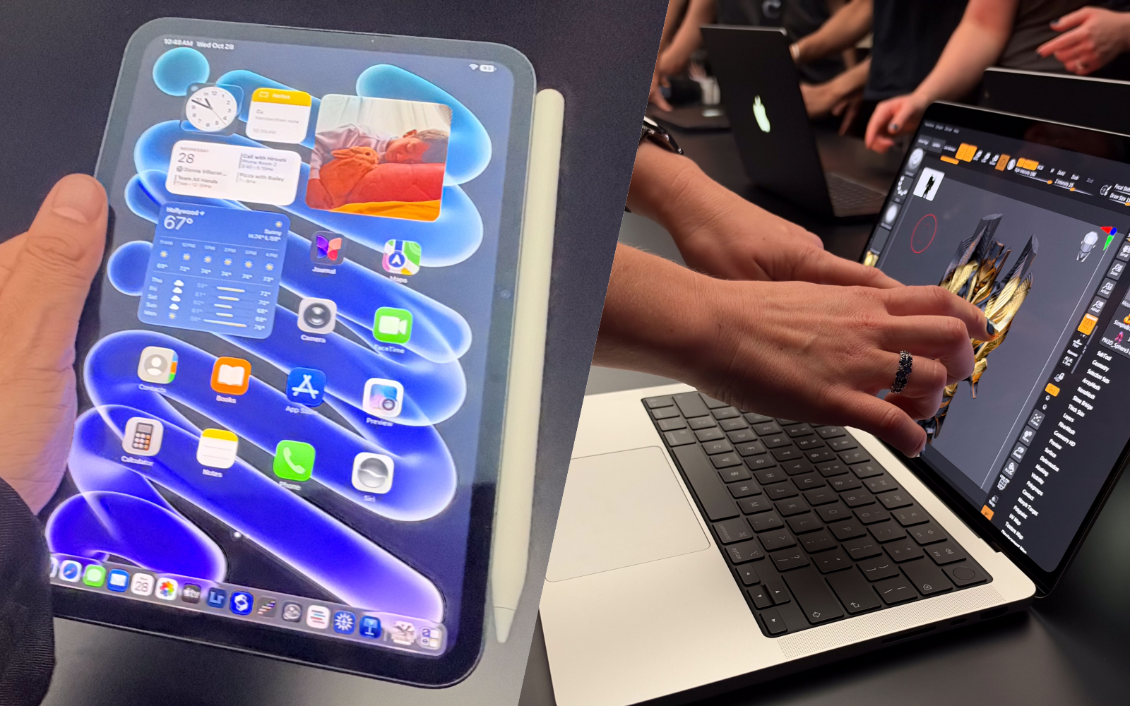 新型「MacBook Pro」はタッチ対応＆ロゴが光る。新型「iPad mini」は有機ELで255gに【現地実機レポ】
