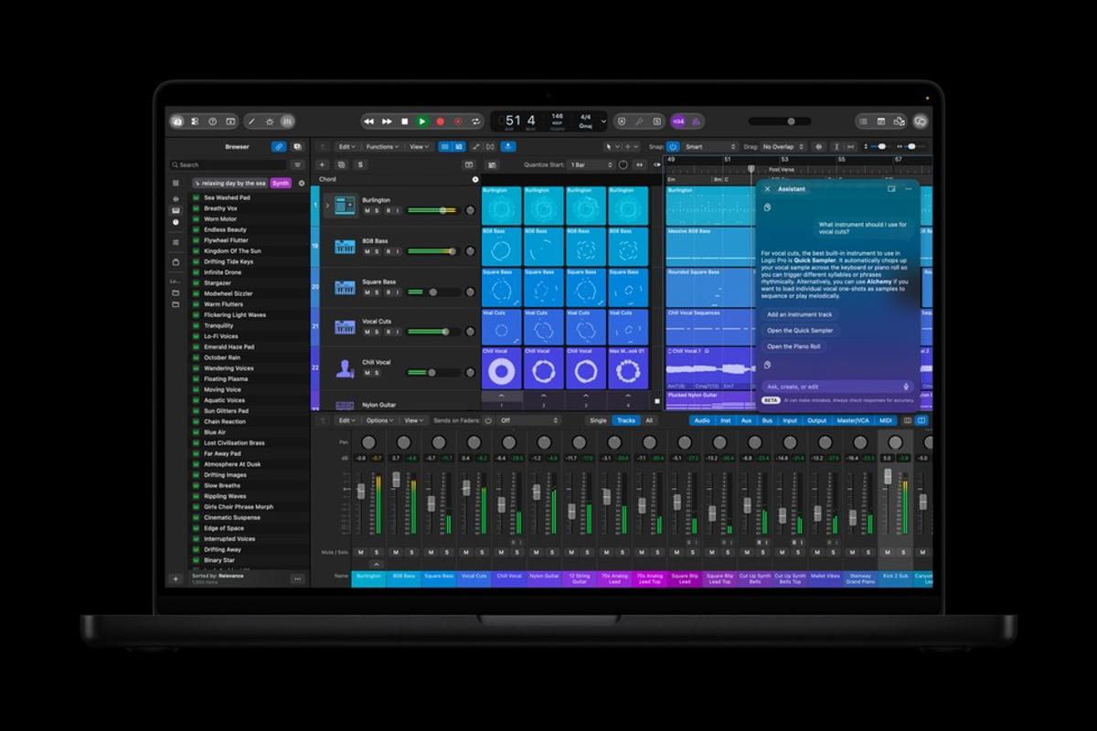 「Logic Pro」がAI機能を強化。音楽制作の環境が激変するかも