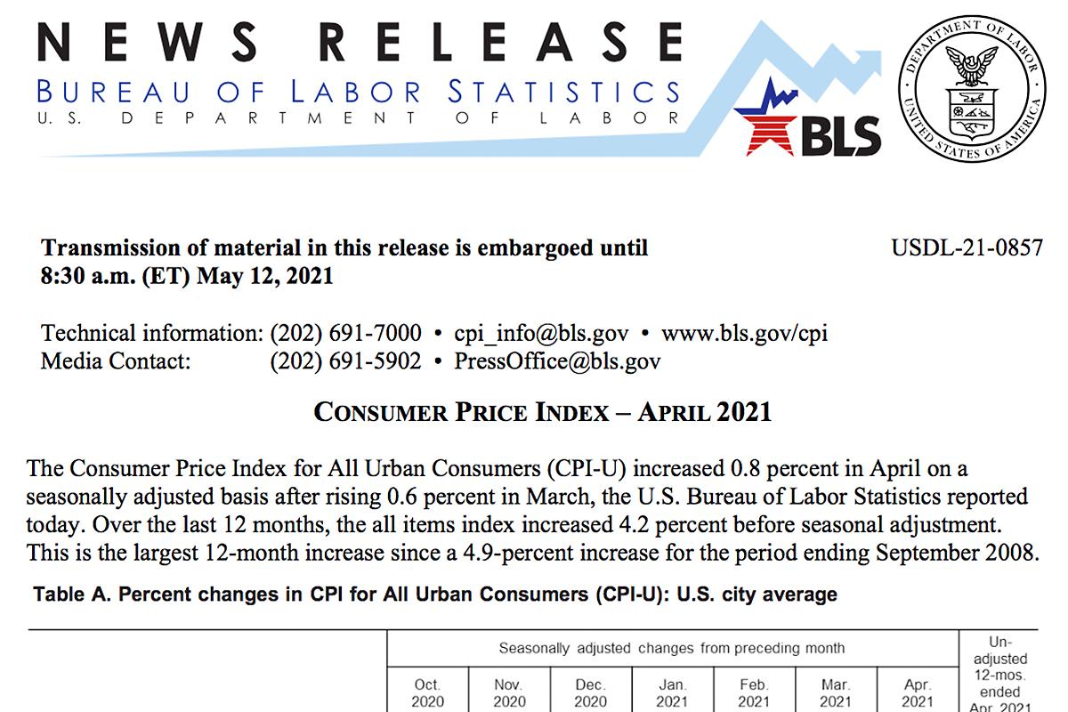 消費者物価「市場予想超え」4.2％上昇でも、アメリカは金融政策「正常化」に動かないと言える理由 | Business Insider Japan