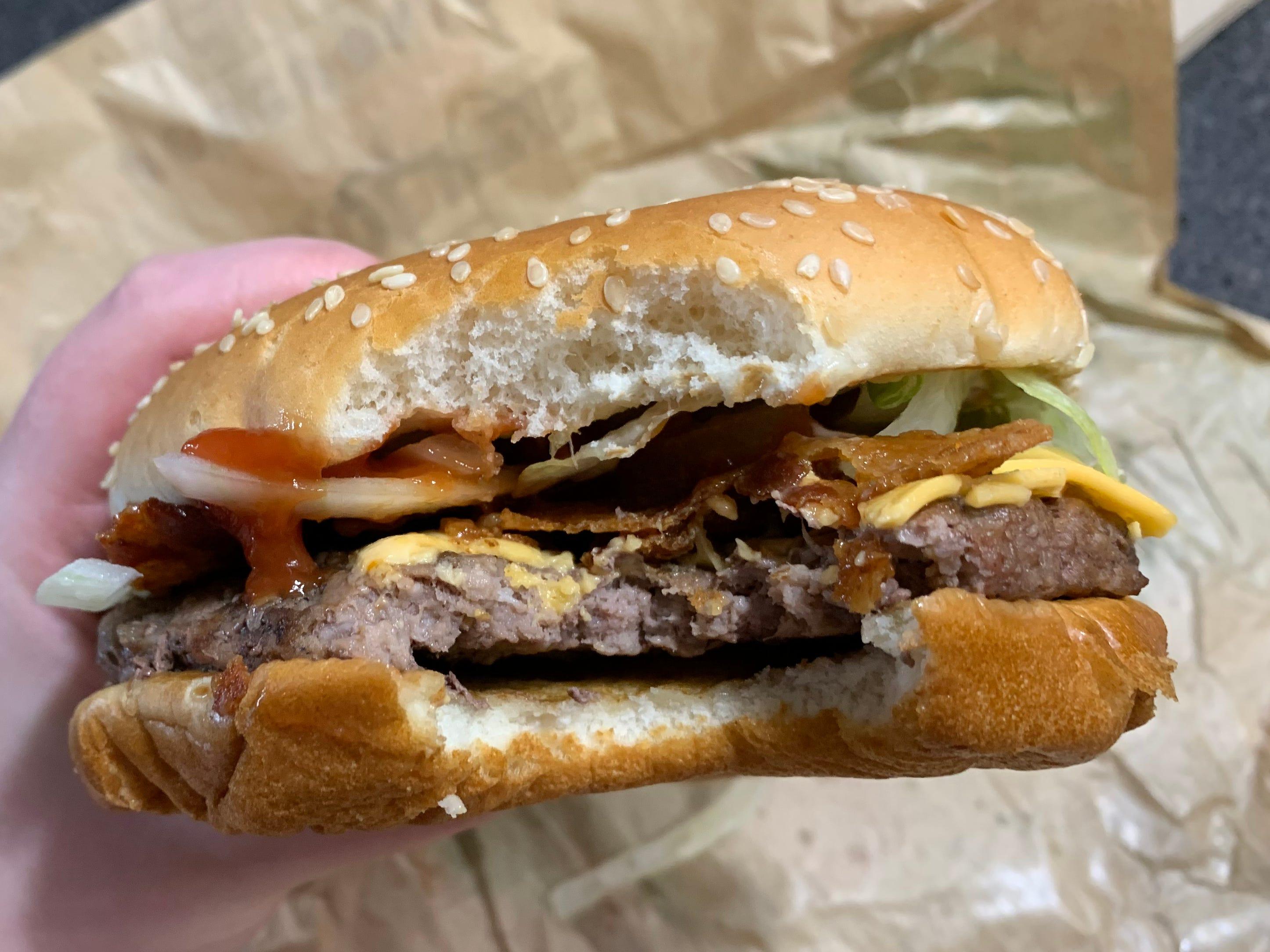 USAバーガーキング 巨大看板