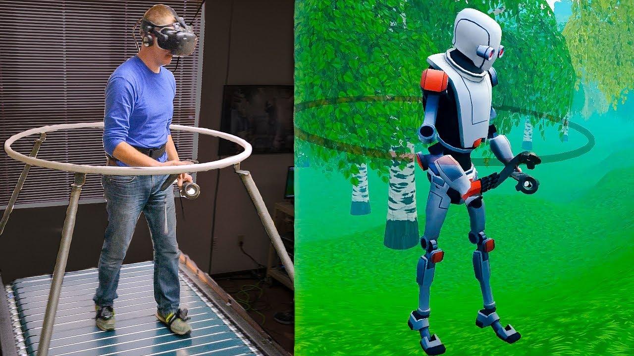まるで『レディ・プレイヤー1』の世界。全方向に歩けるVR用ト