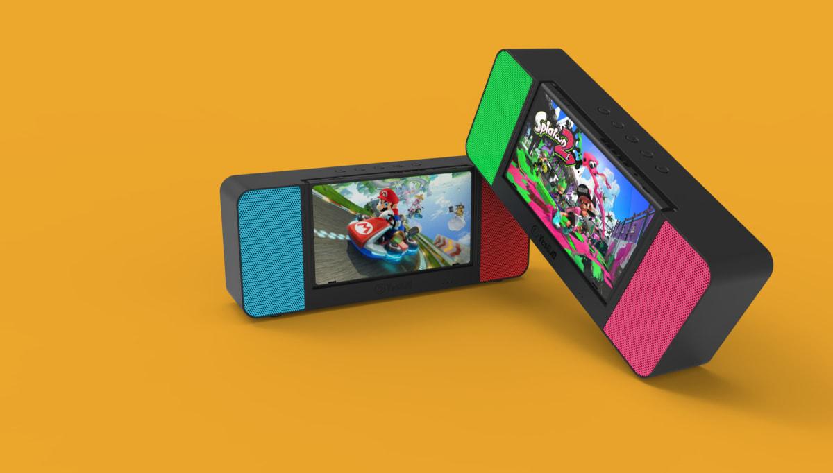 Nintendo Switch 有機EL スピーカー付き すごい一体感を感じる。Nintendo Switchとドッキングするポータブル