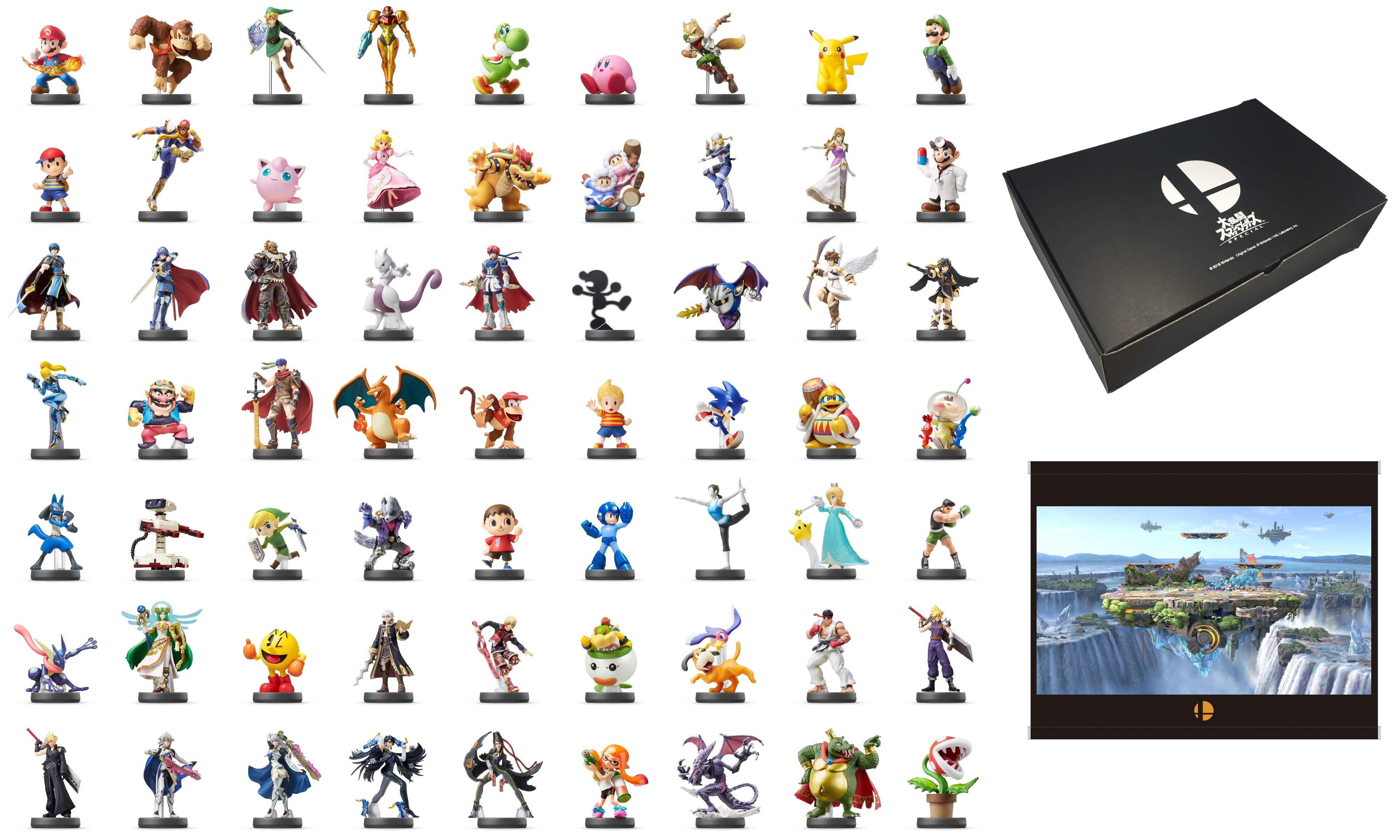 最新スマブラキャラ63体を一気にコンプできるamiiboセットが登場