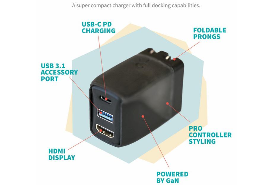 万能すぎ。ニンテンドースイッチ用ACアダプタ、だけどHDMI出力もUSB