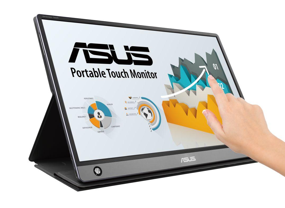 奥行き9mmの薄さがいいね。タッチパネル搭載のモバイルディスプレイで