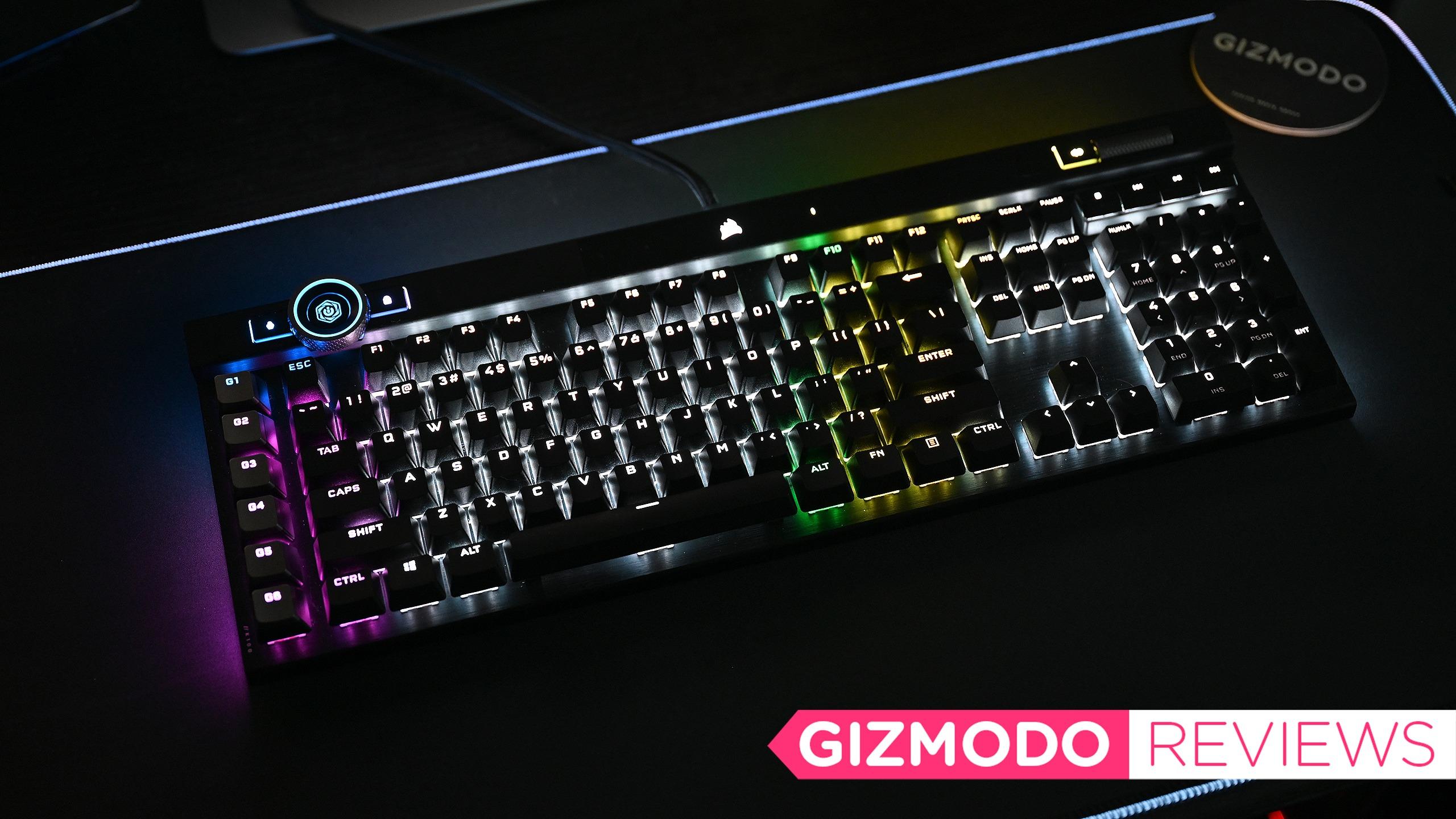 ゲーミングキーボードCorsair K100 RGBレビュー：魅せられる光の美しさ