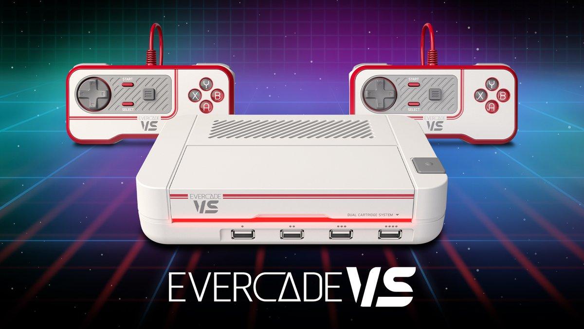 カセット2本挿し＆4人同時対戦ができるレトロゲーム筐体「Evercade VS