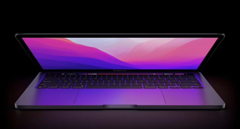 M2チップ搭載MacBook Pro。現行13インチモデルとデザイン同じ