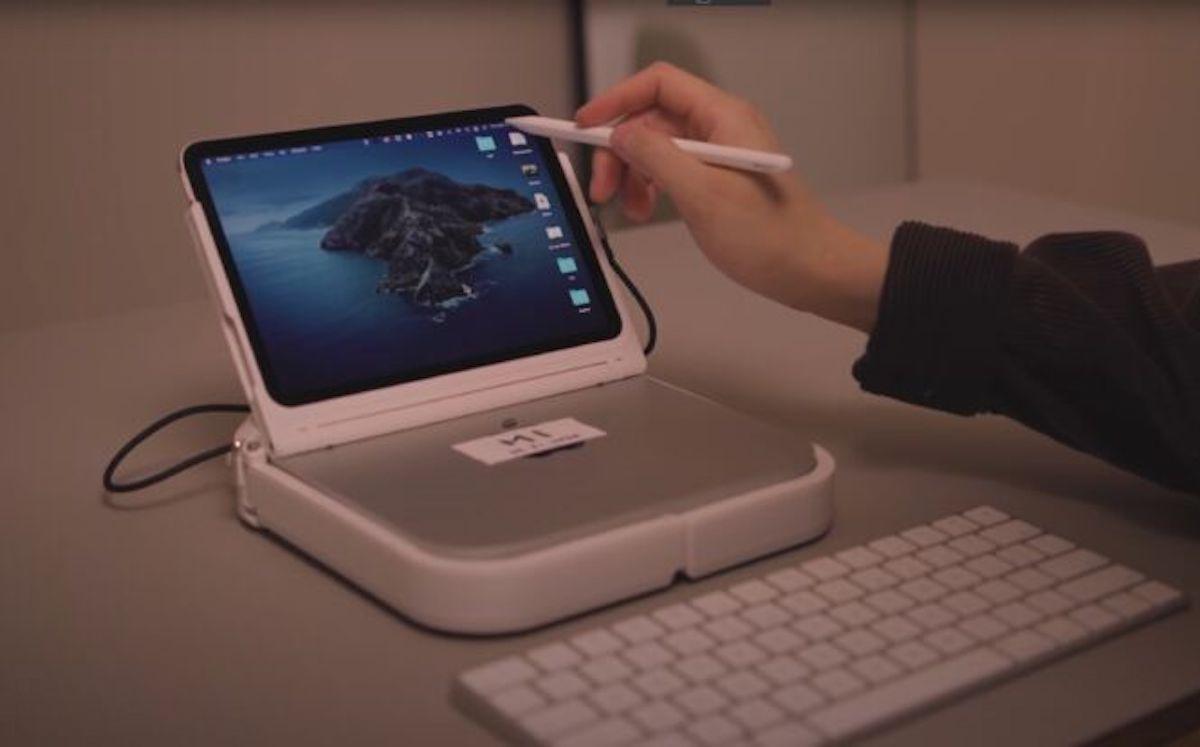 スマホ・タブレット・パソコン APPLE Mac mini MAC MINI 持ち運べる画面付きMac mini、Apple Pencilだって使えるぞ