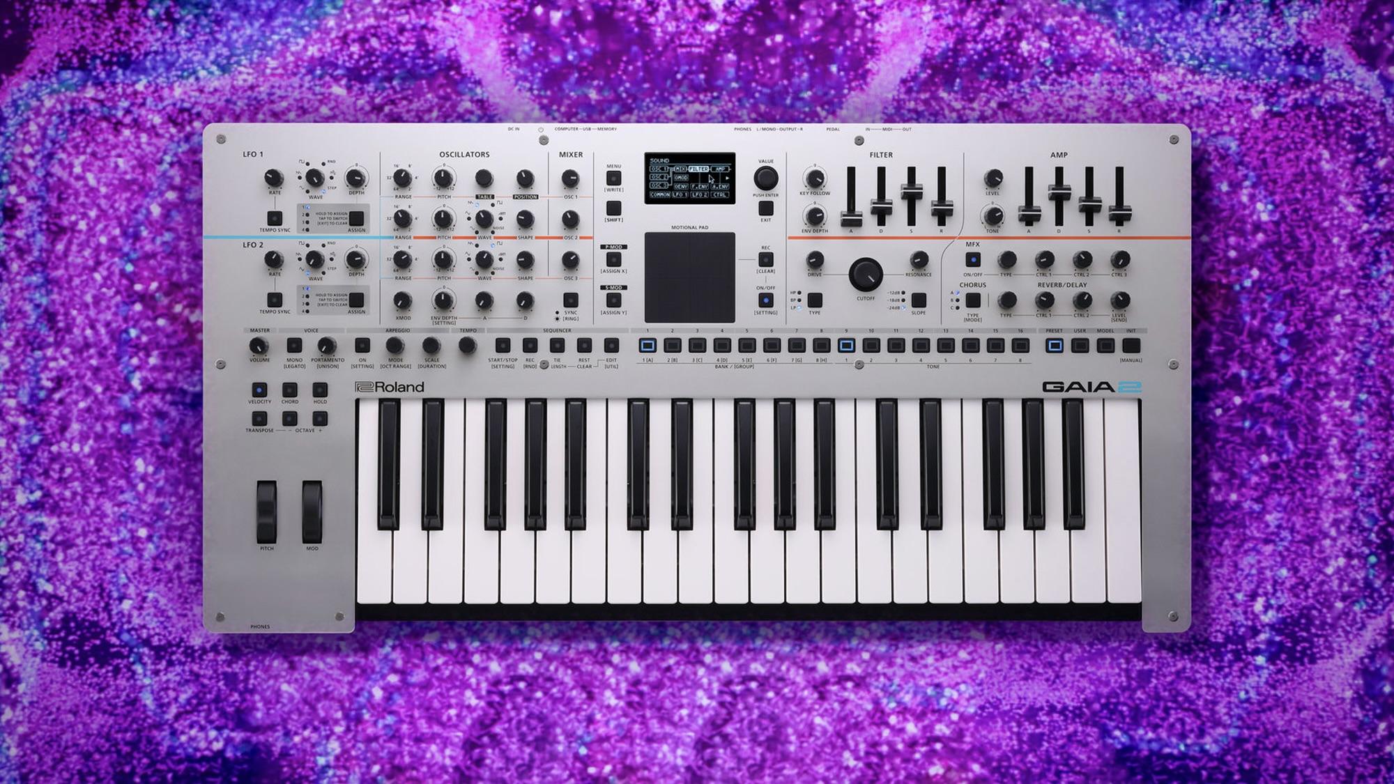 初心者も上級者もバッチコイ。ローランドから万能シンセ「GAIA 2」登場