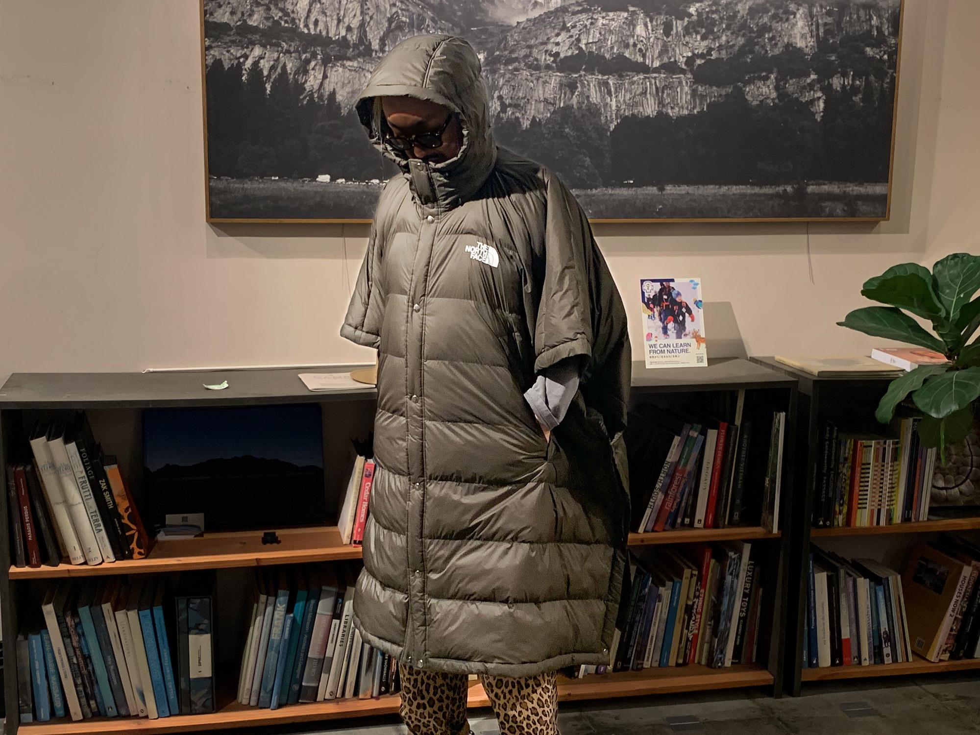 THE NORTH FACEのふかふかポンチョが、街・キャンプ・災害時に大活躍