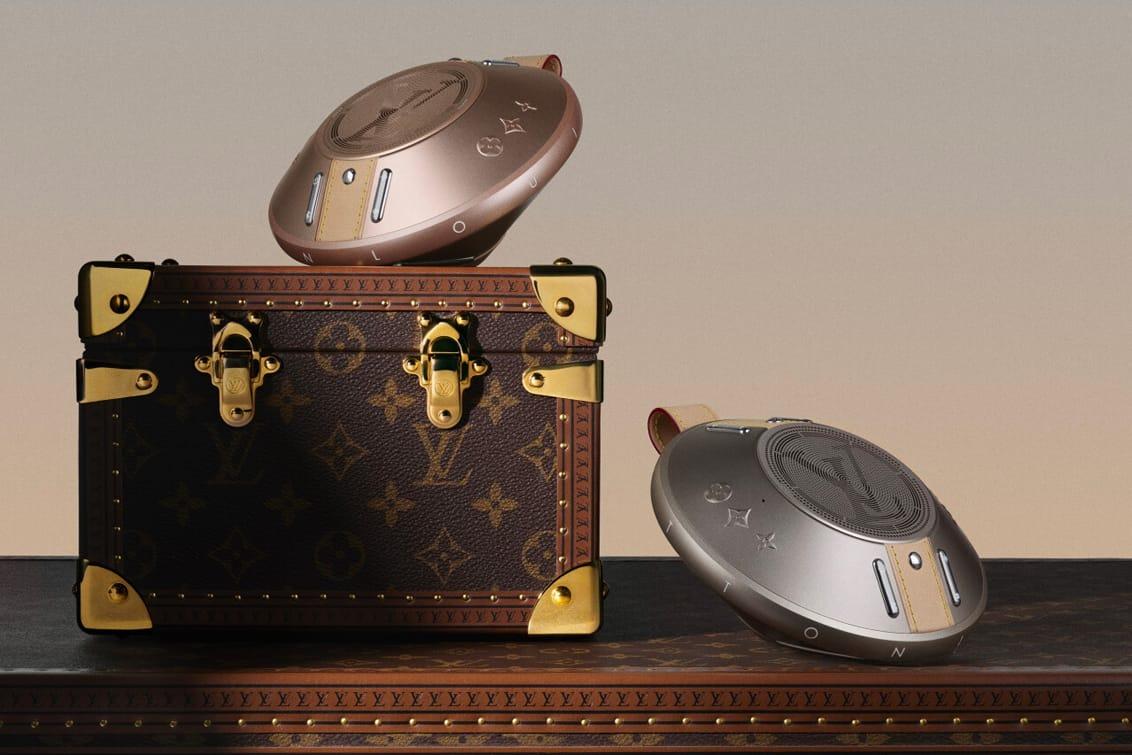 未使用美品Louis Vuitton ナノグラムスピーカー　ポータブル　オシャレ louis-vuitton-nanogram-speaker