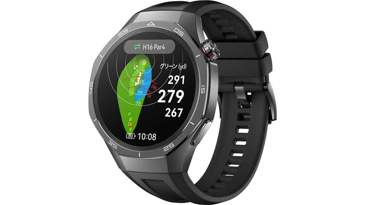 HUAWEI ゴルフウォッチ WATCH GT 5 PRO ブラック ゴルフ機能がさらに進化！ スマートウォッチ「HUAWEI WATCH GT 5 Pro