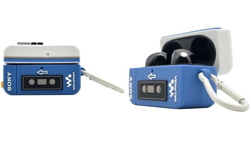 SONY WALKMAN イヤホン 超カワイイ…80sウォークマン型のイヤホンケース。ソニー公式です