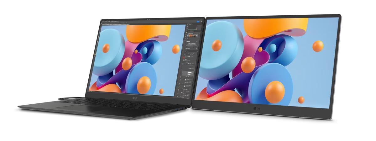 外出先でも生産性を落としたくない！ 17インチモニターだって