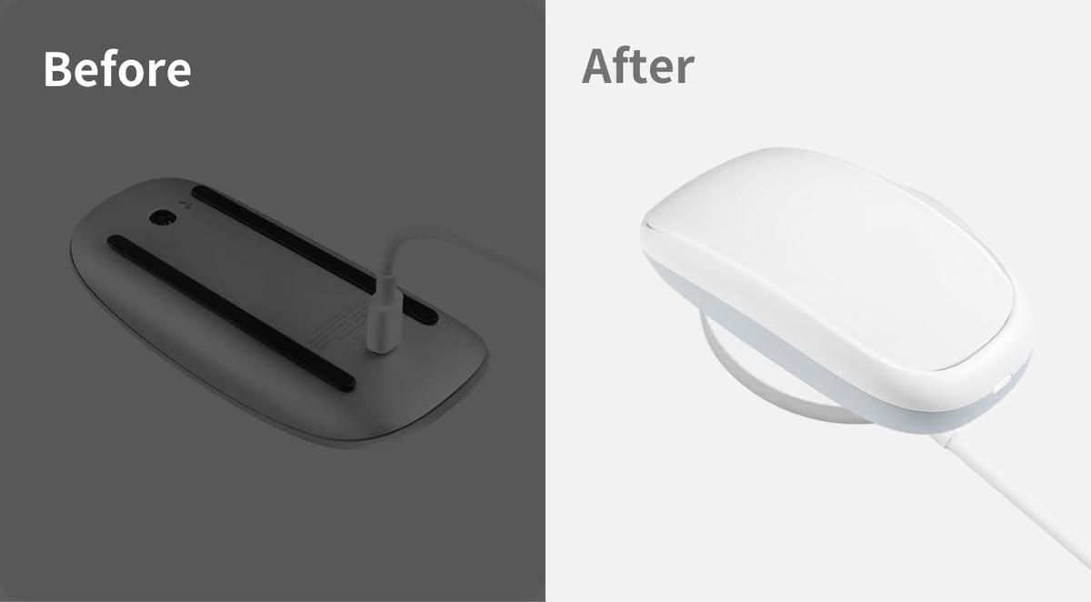Magic Mouse、ついにワイヤレス充電に対応。いや、させた | ギズモード