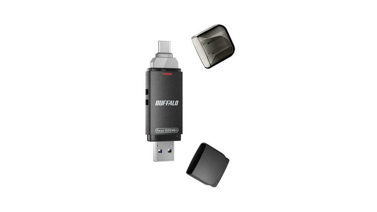 バッファローのスティック型SSD、爆速・大容量・USB-C＆A二刀流…不満が