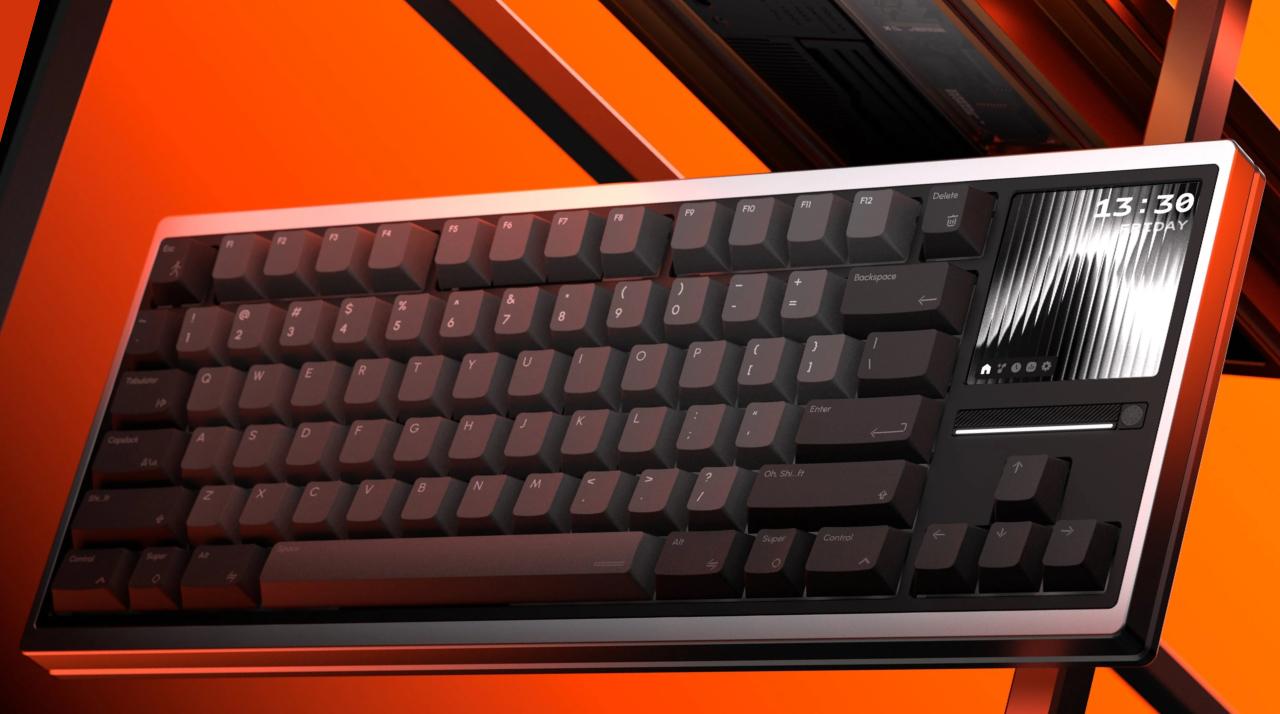 モニター、マウス、キーボード 情報も操作もここで完結。タッチスクリーン付きキーボード「MASS 80