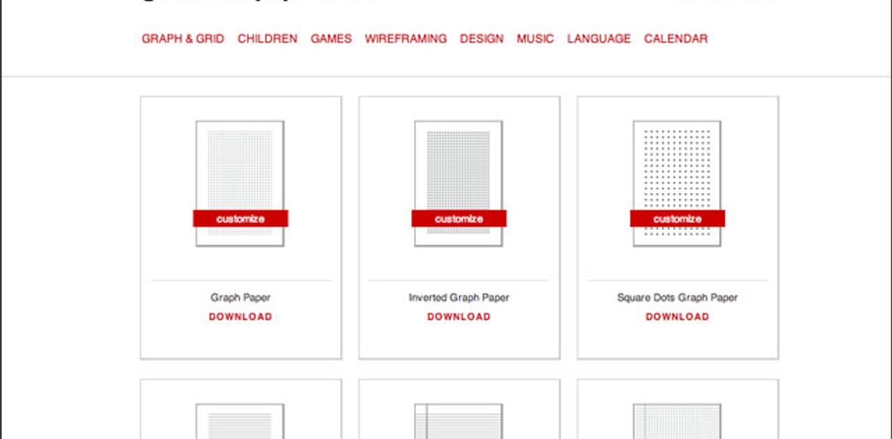 方眼紙から五線譜まで 40種類以上の用紙テンプレートを無料でダウンロードできるサイト ライフハッカー ジャパン