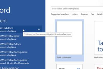 Microsoft Office 2013の起動画面を非表示にする方法