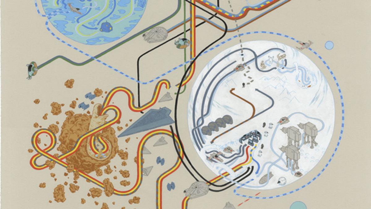 スター ウォーズ インディ ジョーンズの全ストーリーをまとめたイラスト地図が秀逸 まるで一本観直した気分に ライフハッカー ジャパン