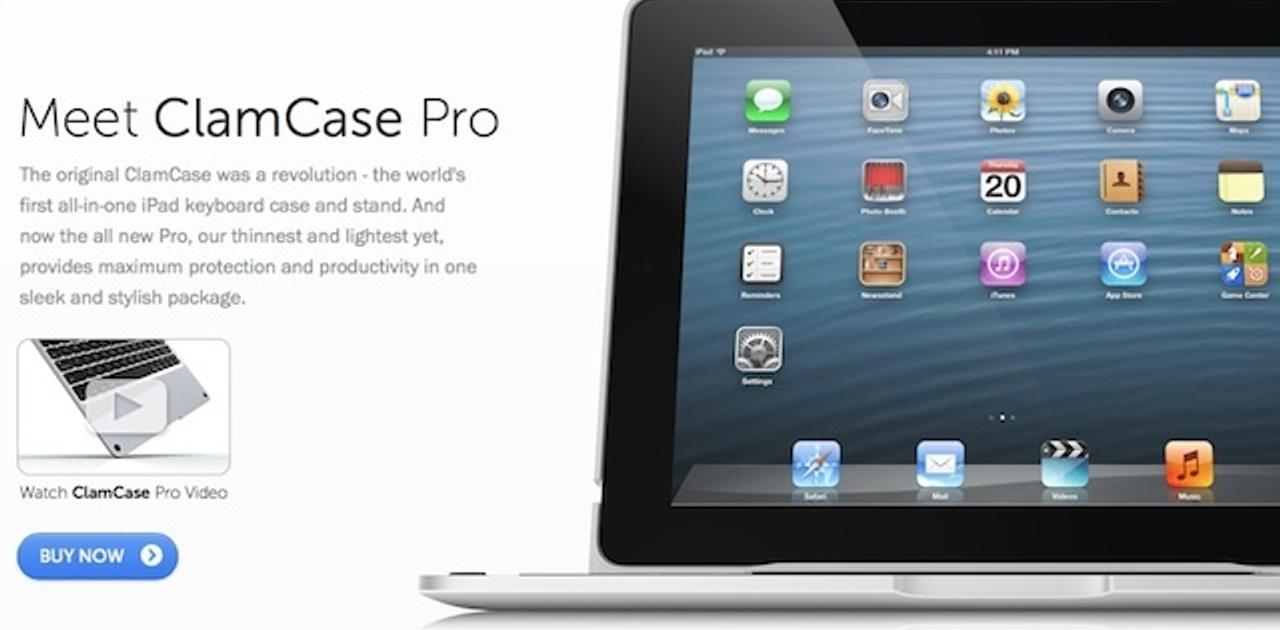 クラムケース型ミニタブレットモード