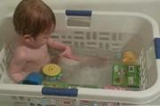「洗濯カゴ」で乳幼児のお風呂タイムは進化する