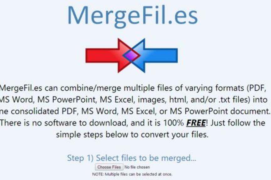 様々なファイルを1つのPDF/Word/Excelに結合できる「MergeFil.es」