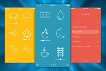 バックグラウンドノイズ作成アプリ「Noisli」がiPhoneアプリをリリース