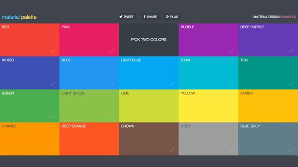 選んだ2色からマテリアルデザインに合う配色を作成してくれるサイト Material Palette ライフハッカー ジャパン