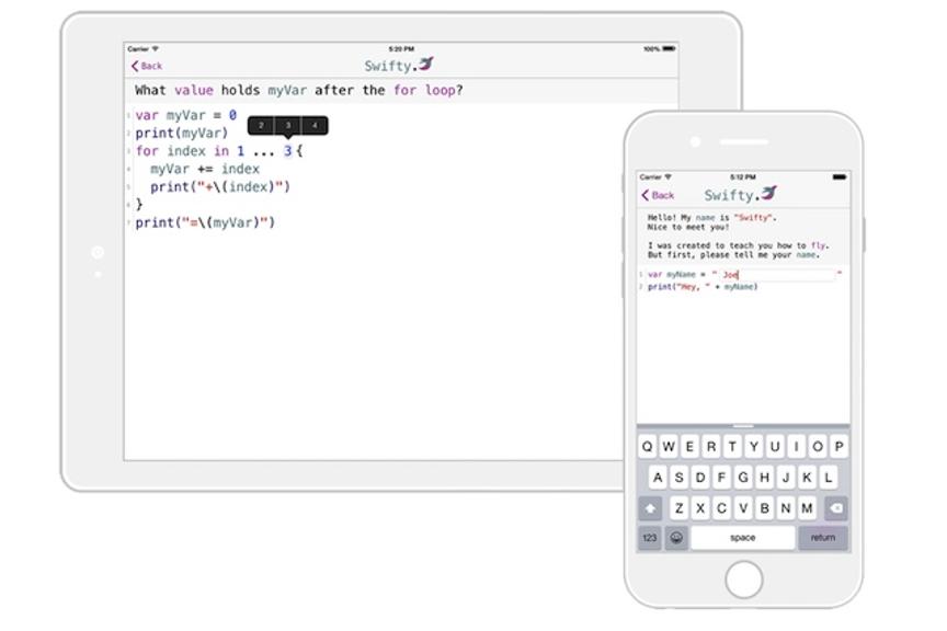 プログラム言語学習アプリ『Swifty』を使えば、iPhoneアプリの作り方が学べる