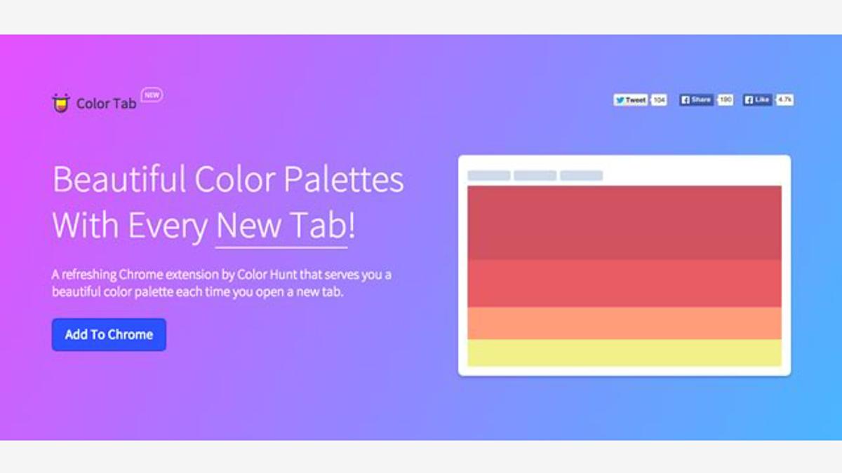 Google Chromeの新しいタブを開くたびにセンスのある配色を提案してくれる拡張機能 Color Tab ライフハッカー ジャパン