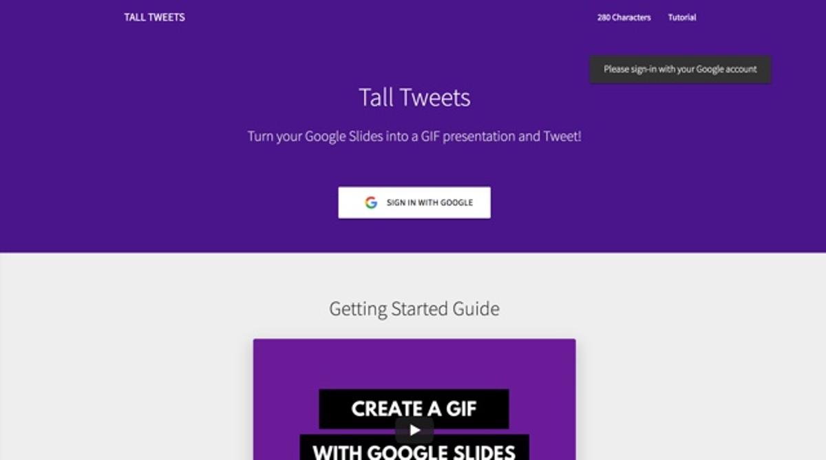 Googleスライドをgifに変換してツイートできるサービス Tall Tweets ライフハッカー ジャパン