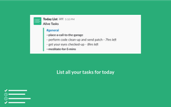制限時間は24時間。Slack上でToDoリストを作れるアプリ『Today List』
