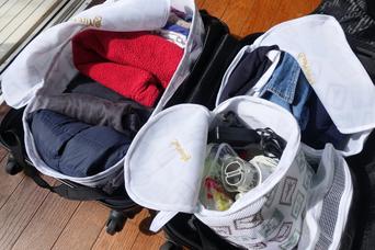 衣類を入れたまま洗えてスーツケースにピッタリ入るだけじゃない。toneランドリーポーチ活用術5つ【今日のライフハックツール】