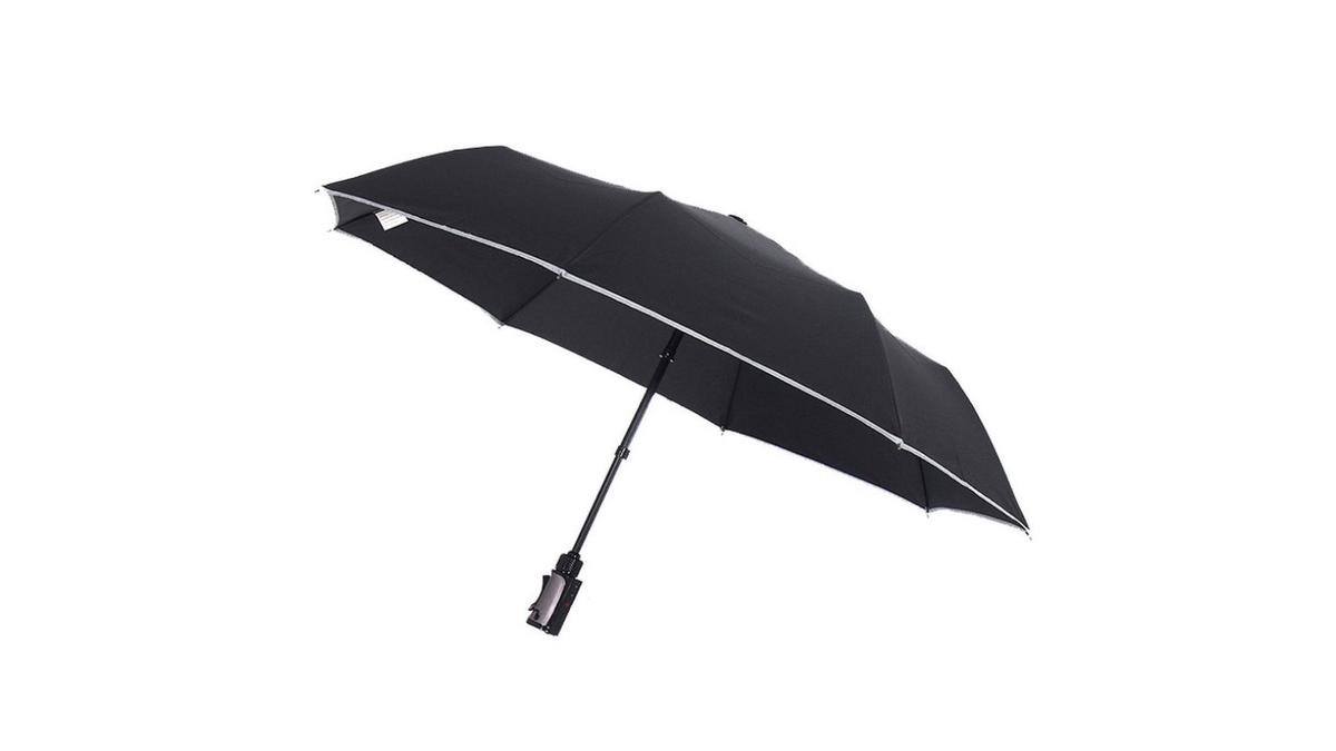 電動開閉の折りたたみ傘がとってもストレスフリー 手が濡れず余計な力もかからない ライフハッカー ジャパン