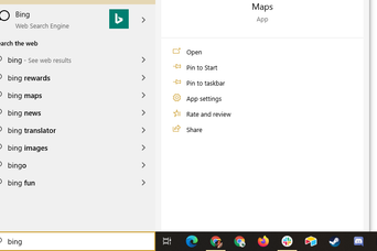 Windows 10のスタートメニューで「Bing」の検索を無効にする方法