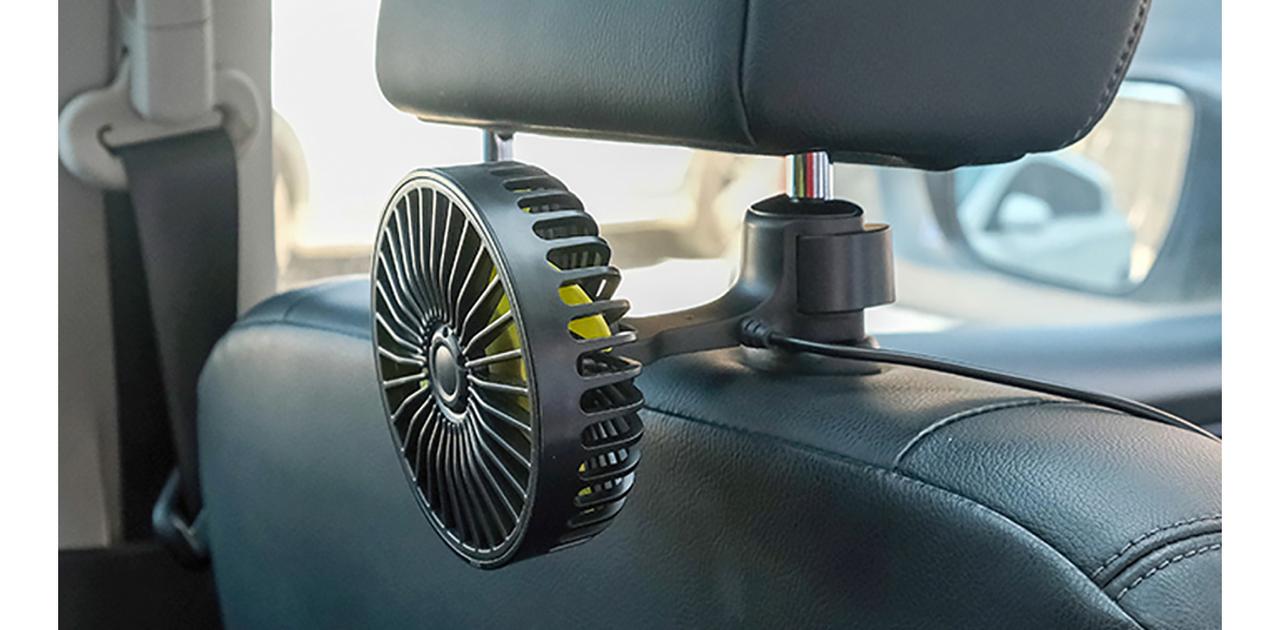 後部座席を効率的に涼しく 車のヘッドレストに設置するファン ライフハッカー ジャパン