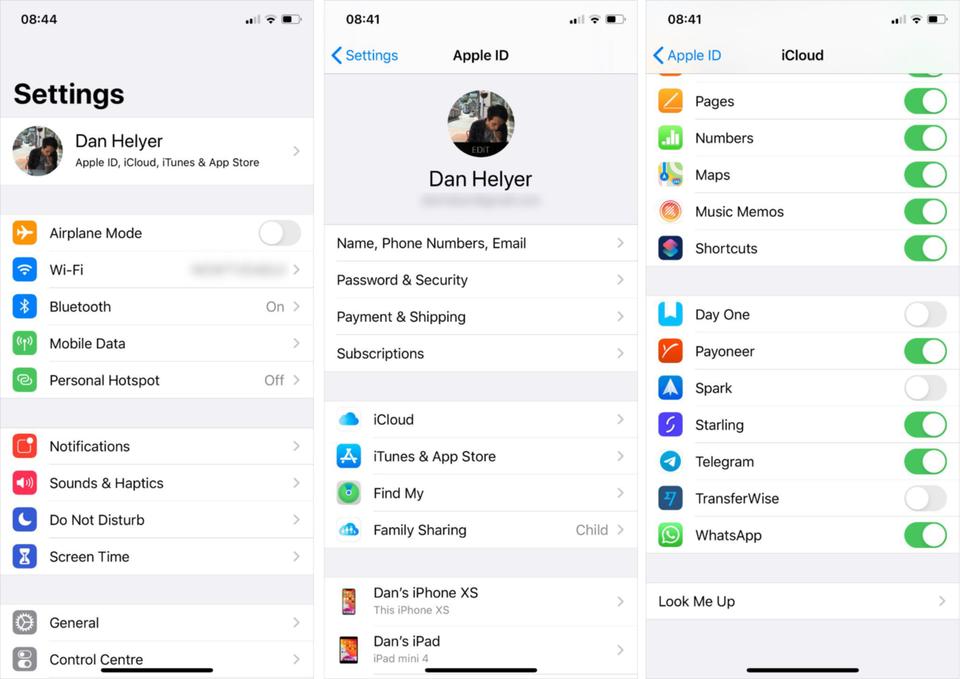 サードパーティーのアプリでiCloudに保存できない