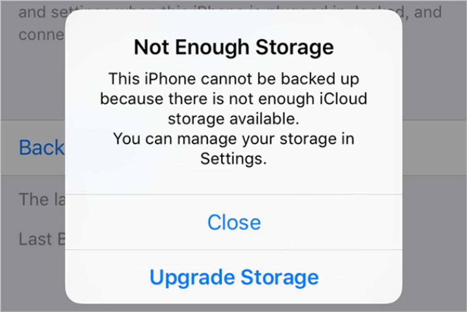 iCloudストレージが足りない