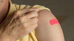 インフルエンザ予防接種後の腕の痛みを和らげる方法