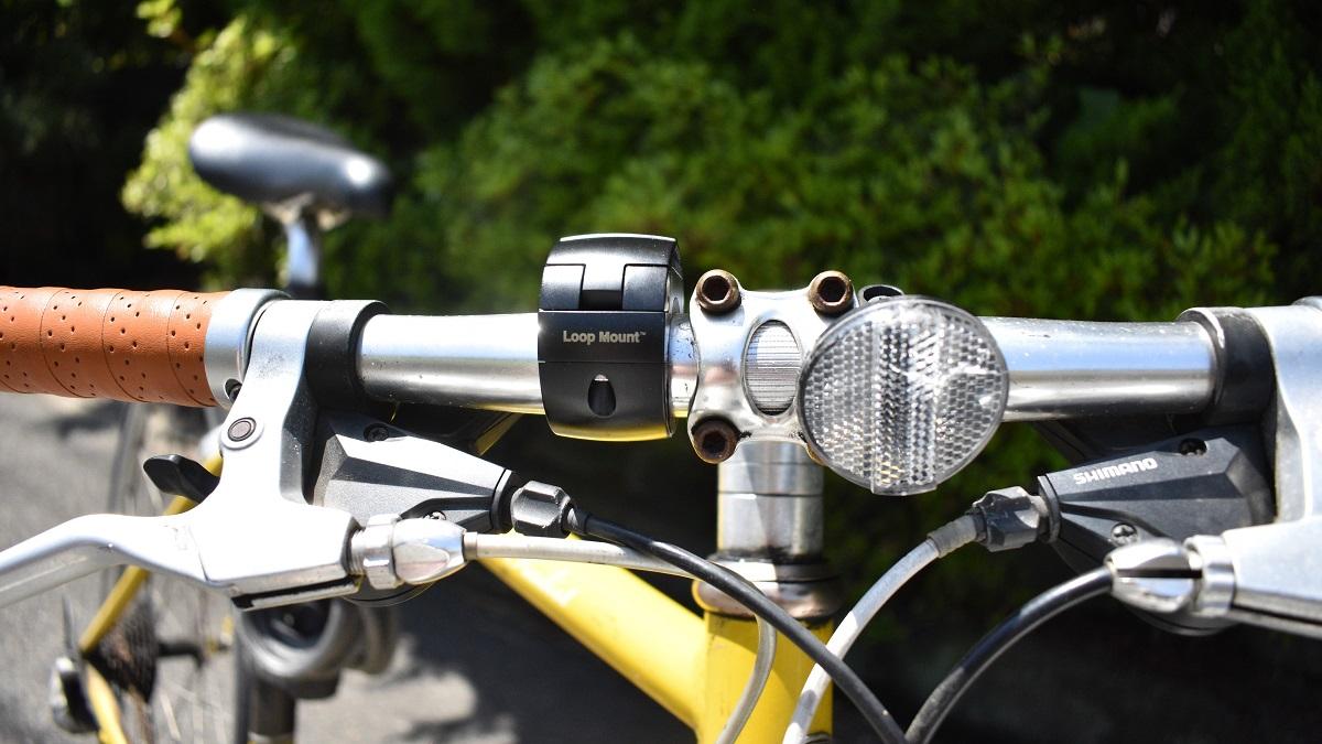 一瞬で取り付け可。自転車用スマホホルダー「LOOP MOUNT」が使いやすい