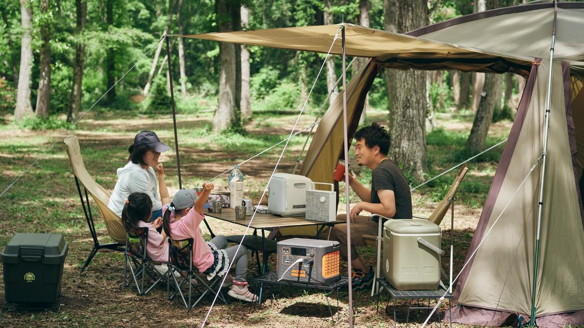 家族でキャンプ ワーケーション ポータブル電源で変わるアウトドアの楽しみ方 ライフハッカー ジャパン