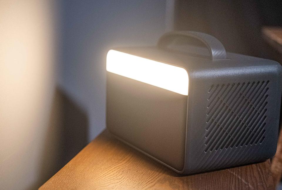 本体背面のLEDライト