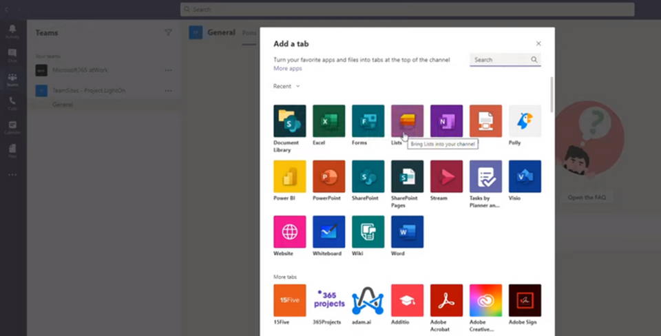 MicrosoftTeamsでのシームレスなインテグレーション