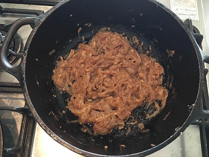 玉ねぎ炒め